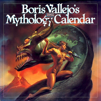 Boris Vallejo 1992 Mythology Calendar