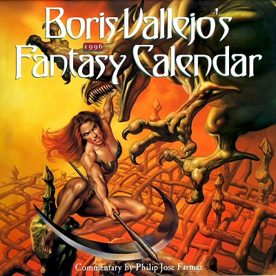 Boris Vallejo 1996 Fantasy Calendar