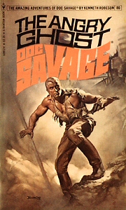 Doc Savage: The Angry Ghost, book cover
