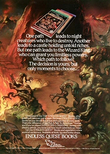 Endless Quest Books, advertisement