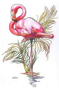 Flamingo, Julie Bell