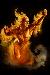 Human Torch, Julie Bell