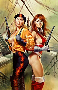 Lady Rawhide vs Scarlet Fever, Julie Bell