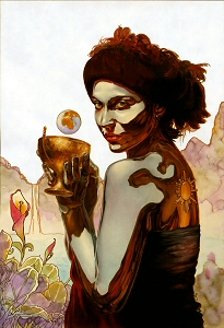 Queen of Cups, Julie Bell