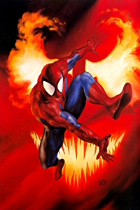 Spiderman vs Carnage, Julie Bell