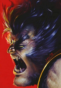 Wolverine Up Close, Julie Bell