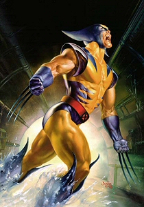 Wolverine in the Tunnel, Julie Bell