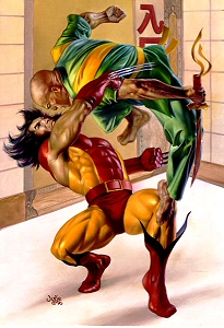 Wolverine vs Lord Shingen, Julie Bell