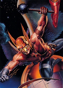 JLA vs Avengers: 06 Hawkman, Boris Vallejo