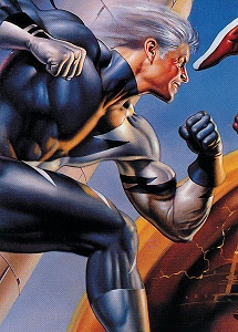 JLA vs Avengers: 07 Quicksilver, Boris Vallejo