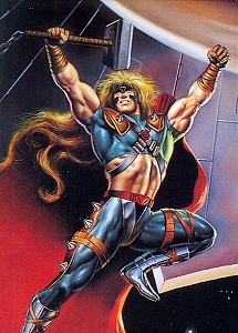 JLA vs Avengers: 01 Thor, Boris Vallejo