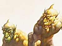 Nubian Warrior - detail, Boris Vallejo