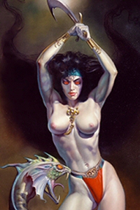 Snake Attack, Boris Vallejo