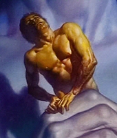 Thirst - detail, Boris Vallejo