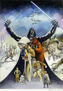 The Empire Strikes Back - preliminary art, Boris Vallejo