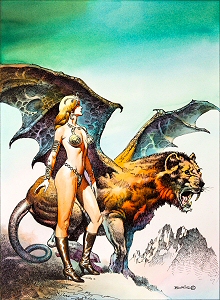 The High Couch of Silistra, Boris Vallejo