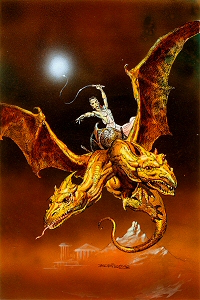 Medea - preliminary art, Boris Vallejo