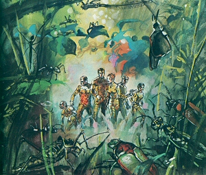 The Micronauts - preliminary art, Boris Vallejo