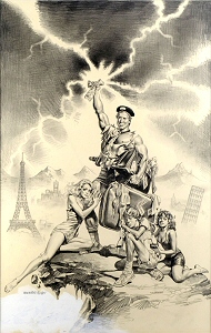 National Lampoon's European Vacation - preliminary art 3, Boris Vallejo