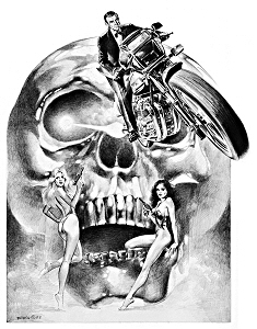 Never Say Never Again - preliminary art b, Boris Vallejo